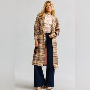 NWT Anthropologie Hutch multicolor duster